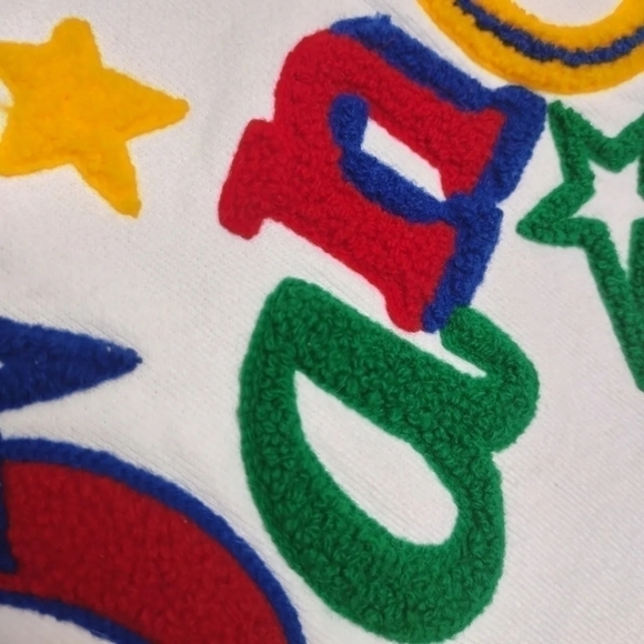 Vintage 80s Adult Size XL Sweatshirt Crew Neck 3D Dance Pullover Delta Tag USA - Picture 2 of 6